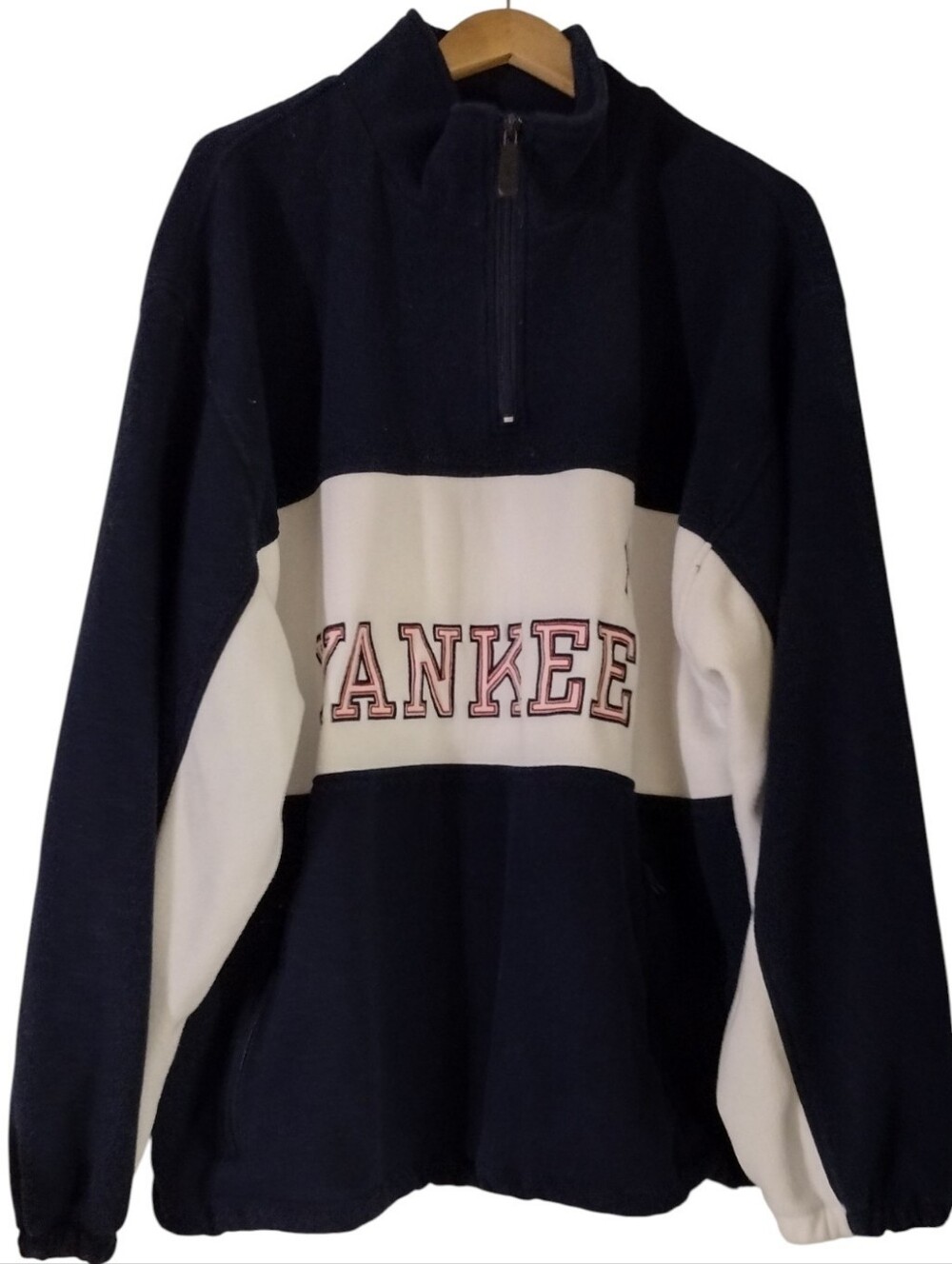 Vintage Mirage Genuine Merchandise Navy Fleece Zip-Up